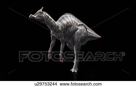 Saurolophus dinosaur, artwork View Large Illustration Stock Illustration - Saurolophus dinosaur, artwork. Fotosearch