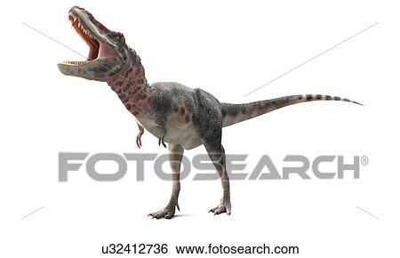Tarbosaurus dinosaur, artwork View Large Illustration Stock Illustration - Tarbosaurus dinosaur, artwork. Fotosearch