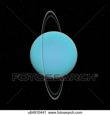 Uranus, artwork View Large Illustration Clip Art - Uranus, artwork. Fotosearch