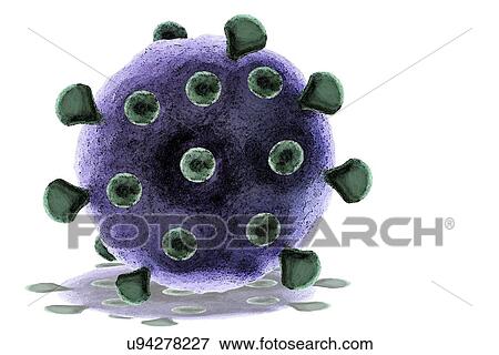 Stock Illustration - Virus, artwork. Fotosearch