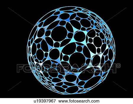 Stock Illustration - Abstract sphere, artwork. Fotosearch