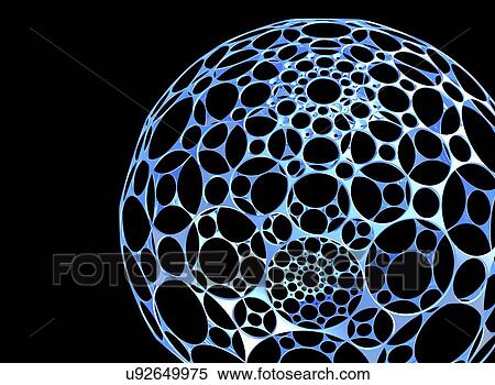 Abstract sphere, artwork View Large Illustration Stock Illustration - Abstract sphere, artwork. Fotosearch