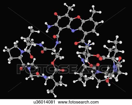 Actinomycin D drug molecule View Large Illustration Clip Art - Actinomycin D drug molecule. Fotosearch