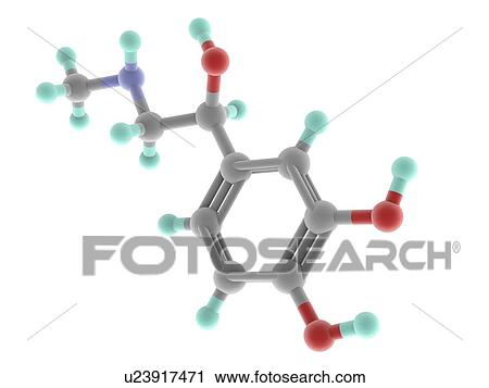 Adrenaline epinephrine molecule View Large Illustration Clip Art - Adrenaline epinephrine molecule. Fotosearch