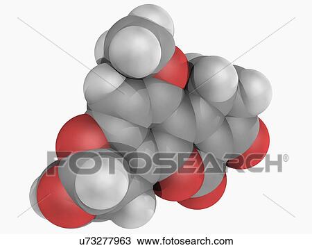 Aflatoxin B1 molecule View Large Illustration Drawing - Aflatoxin B1 molecule. Fotosearch