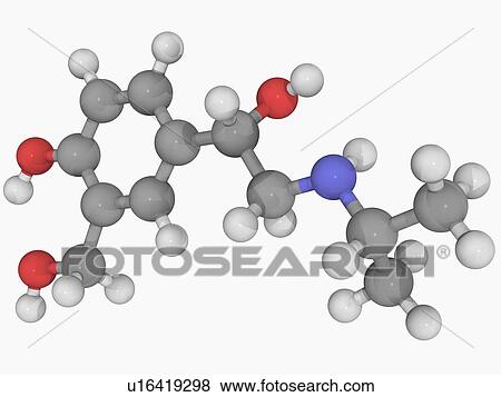Albuterol drug molecule View Large Illustration Stock Illustration - Albuterol drug molecule. Fotosearch
