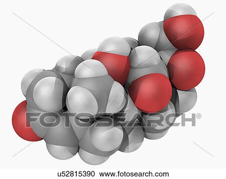 Clipart - Aldosterone hormone molecule. Fotosearch