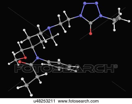 Alfentanil drug molecule View Large Illustration Clip Art - Alfentanil drug molecule. Fotosearch