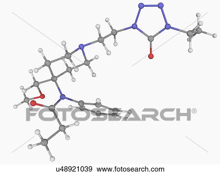 Alfentanil drug molecule View Large Illustration Stock Illustration - Alfentanil drug molecule. Fotosearch
