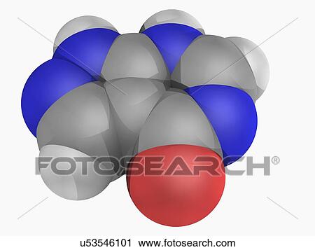 Allopurinol drug molecule View Large Illustration Clip Art - Allopurinol drug molecule. Fotosearch