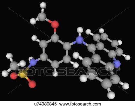 Amsacrine drug molecule View Large Illustration Stock Illustration - Amsacrine drug molecule. Fotosearch