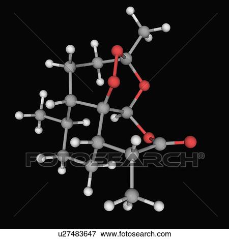 Artemisinin drug molecule View Large Illustration Stock Illustration - Artemisinin drug molecule. Fotosearch