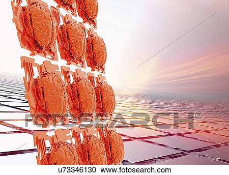 Artificial intelligence, artwork View Large Illustration Clipart - Artificial intelligence, artwork. Fotosearch