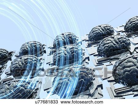 Artificial intelligence, artwork View Large Illustration Drawing - Artificial intelligence, artwork. Fotosearch