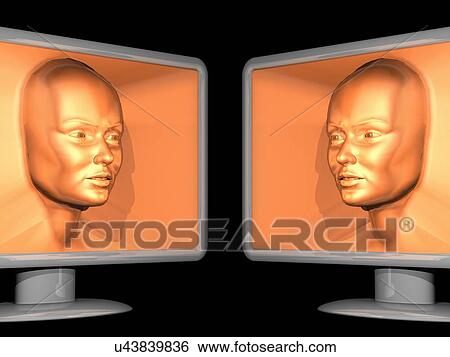Artificial intelligence, artwork View Large Illustration Stock Illustration - Artificial intelligence, artwork. Fotosearch