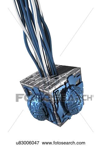 Artificial intelligence, artwork View Large Illustration Stock Illustration - Artificial intelligence, artwork. Fotosearch