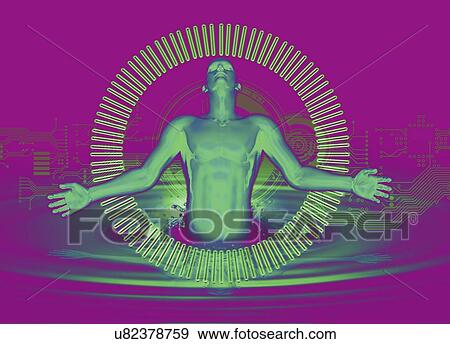 Artificial intelligence, conceptual image View Large Illustration Stock Illustration - Artificial intelligence, conceptual image. Fotosearch