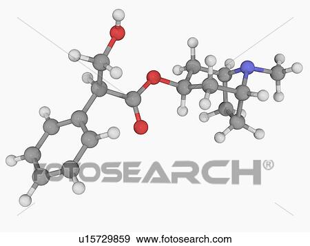 Atropine drug molecule View Large Illustration Stock Illustration - Atropine drug molecule. Fotosearch