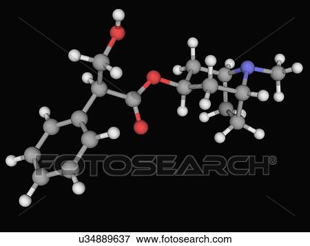 Atropine drug molecule View Large Illustration Stock Illustration - Atropine drug molecule. Fotosearch