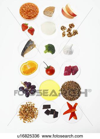 Stock Illustration - Balanced diet, conceptual image. Fotosearch
