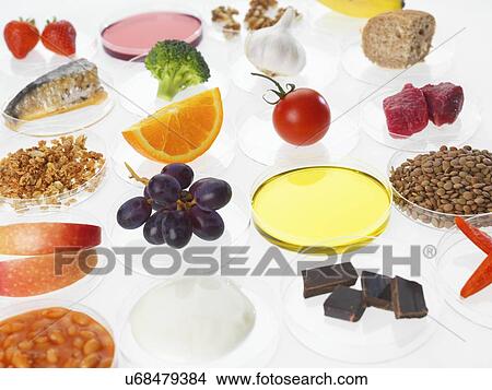 Stock Illustration - Balanced diet, conceptual image. Fotosearch