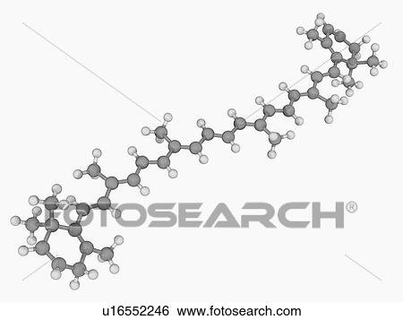 Beta-Carotene molecule View Large Illustration Stock Illustration - Beta-Carotene molecule. Fotosearch