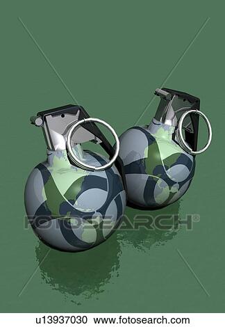 Clipart - Biological warfare, conceptual artwork. Fotosearch