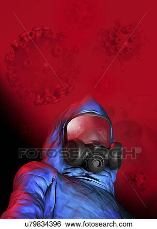 Biological warfare, conceptual artwork View Large Illustration Stock Illustration - Biological warfare, conceptual artwork. Fotosearch
