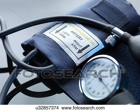 Stock Illustration - Blood pressure gauge. Fotosearch