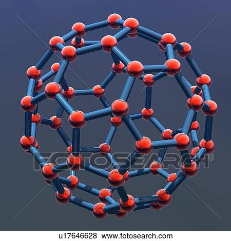 Buckyball molecule, artwork View Large Illustration Stock Illustration - Buckyball molecule, artwork. Fotosearch