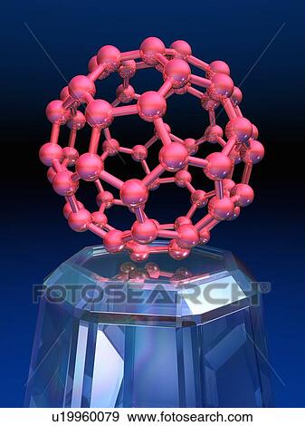 Buckyball molecule, artwork View Large Illustration Stock Illustration - Buckyball molecule, artwork. Fotosearch