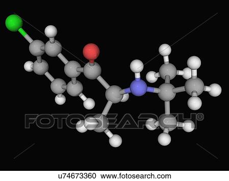 Bupropion drug molecule View Large Illustration Clipart - Bupropion drug molecule. Fotosearch