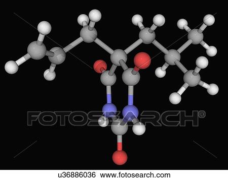 Butalbital drug molecule View Large Illustration Stock Illustration - Butalbital drug molecule. Fotosearch