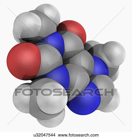 Caffeine drug molecule View Large Illustration Stock Illustration - Caffeine drug molecule. Fotosearch