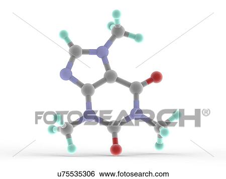 Caffeine drug molecule View Large Illustration Stock Illustration - Caffeine drug molecule. Fotosearch