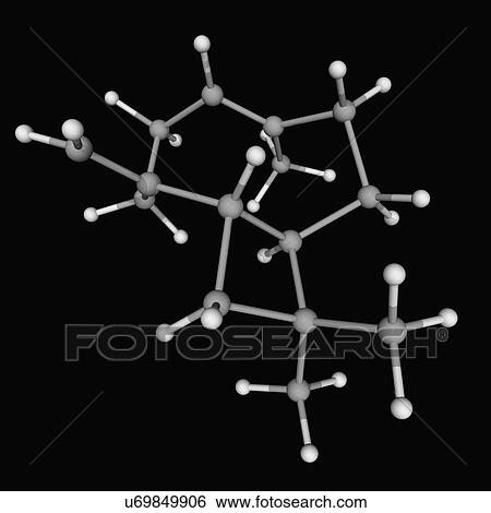Caryophyllene molecule View Large Illustration Stock Illustration - Caryophyllene molecule. Fotosearch