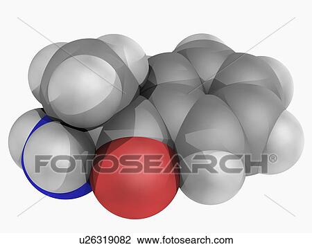 Cathinone drug molecule View Large Illustration Drawing - Cathinone drug molecule. Fotosearch