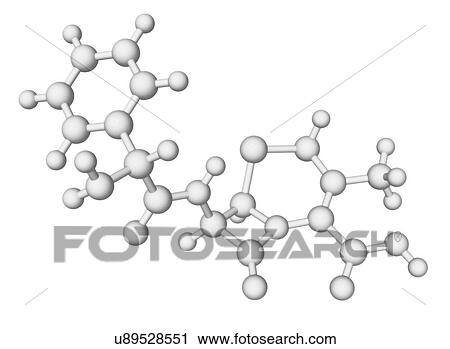 Clip Art - Cephalexin antibiotic molecule. Fotosearch