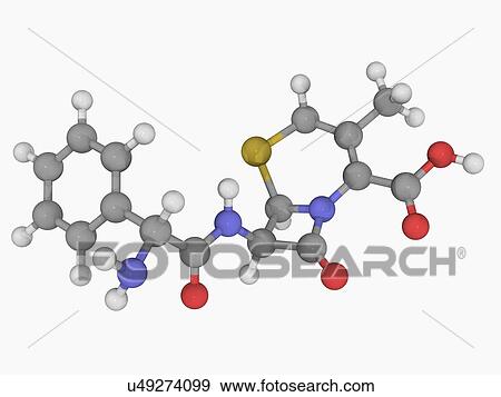 Cephalexin drug molecule View Large Illustration Stock Illustration - Cephalexin drug molecule. Fotosearch