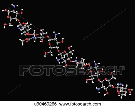 Chitosan molecule View Large Illustration Stock Illustration - Chitosan molecule. Fotosearch