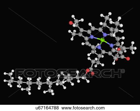 Chlorophyll B molecule View Large Illustration Stock Illustration - Chlorophyll B molecule. Fotosearch