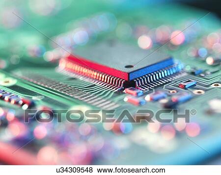 Circuit board View Large Illustration Stock Illustration - Circuit board. Fotosearch
