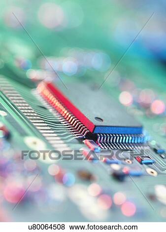 Stock Illustration - Circuit board. Fotosearch