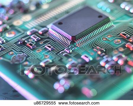 Stock Illustration - Circuit board. Fotosearch