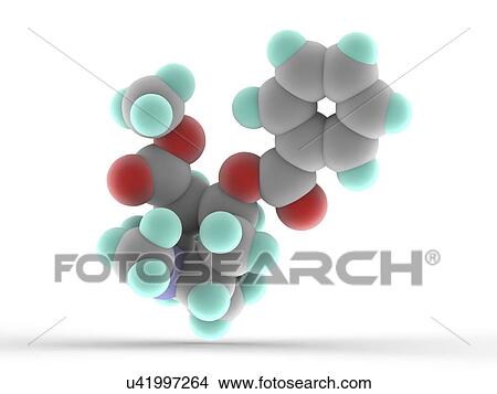Cocaine drug molecule View Large Illustration Stock Illustration - Cocaine drug molecule. Fotosearch