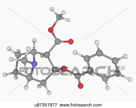 Cocaine drug molecule View Large Illustration Stock Illustration - Cocaine drug molecule. Fotosearch