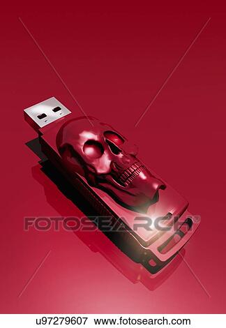 Computer virus, conceptual artwork View Large Illustration Stock Illustration - Computer virus, conceptual artwork. Fotosearch