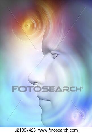 Consciousness, conceptual artwork View Large Illustration Stock Illustration - Consciousness, conceptual artwork. Fotosearch
