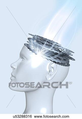 Consciousness, conceptual artwork View Large Illustration Stock Illustration - Consciousness, conceptual artwork. Fotosearch