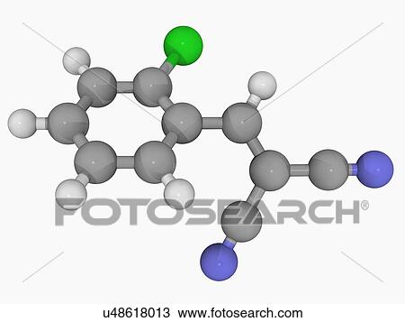 CS gas molecule View Large Illustration Drawing - CS gas molecule. Fotosearch